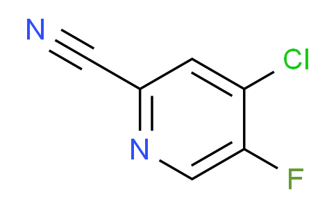 CAS No. 1260663-56-6, 4-Chloro-5-fluoropicolinonitrile