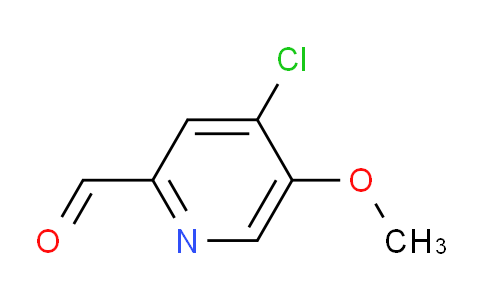CAS No. 1060801-63-9, 4-Chloro-5-methoxypicolinaldehyde