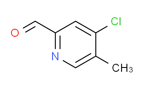 CAS No. 1060801-47-9, 4-Chloro-5-methylpicolinaldehyde