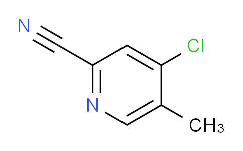 CAS No. 1257211-14-5, 4-Chloro-5-methylpicolinonitrile