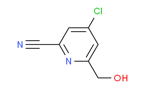CAS No. 448907-47-9, 4-Chloro-6-(hydroxymethyl)picolinonitrile