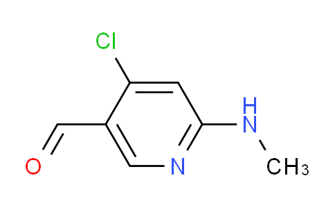 CAS No. 1289140-12-0, 4-Chloro-6-(methylamino)nicotinaldehyde
