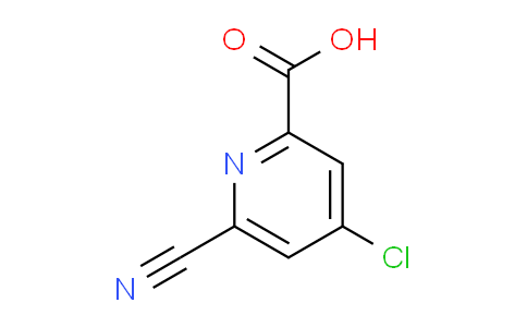 CAS No. 1060812-13-6, 4-Chloro-6-cyanopicolinic acid