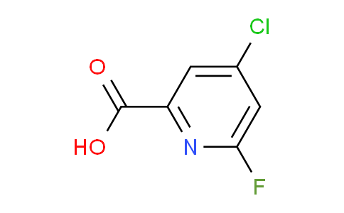 CAS No. 1211590-74-7, 4-Chloro-6-fluoropicolinic acid