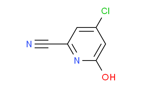 CAS No. 1807009-96-6, 4-Chloro-6-hydroxypicolinonitrile