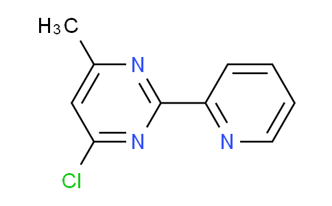 CAS No. 77168-31-1, 4-Chloro-6-methyl-2-(pyridin-2-yl)pyrimidine