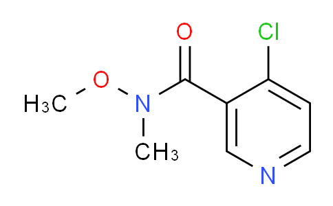 CAS No. 1211521-40-2, 4-Chloro-N-methoxy-N-methylnicotinamide