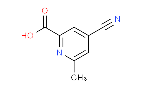 CAS No. 1060809-93-9, 4-Cyano-6-methylpicolinic acid