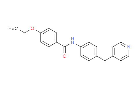 CAS No. 313483-77-1, 4-Ethoxy-N-(4-(pyridin-4-ylmethyl)phenyl)benzamide