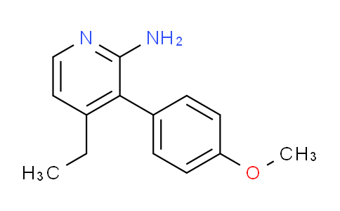 CAS No. 1956340-50-3, 4-Ethyl-3-(4-methoxyphenyl)pyridin-2-amine
