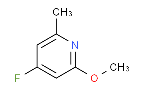 CAS No. 1227597-07-0, 4-Fluoro-2-methoxy-6-methylpyridine