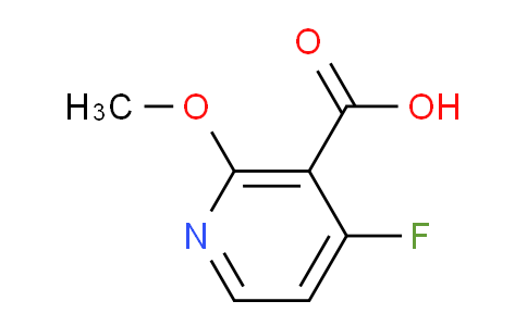 CAS No. 1060806-71-4, 4-Fluoro-2-methoxynicotinic acid
