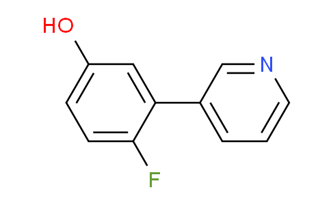 CAS No. 1214326-38-1, 4-Fluoro-3-(pyridin-3-yl)phenol