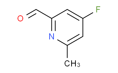 CAS No. 614752-47-5, 4-Fluoro-6-methylpicolinaldehyde