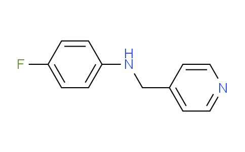 CAS No. 193339-01-4, 4-Fluoro-N-(pyridin-4-ylmethyl)aniline