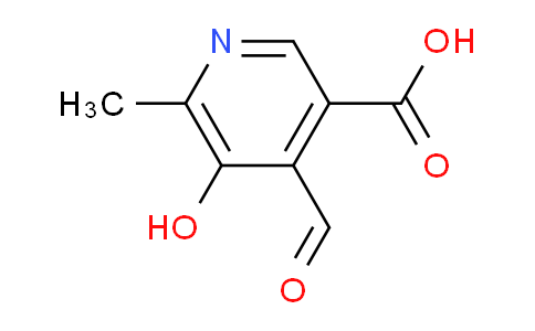 CAS No. 61547-30-6, 4-Formyl-5-hydroxy-6-methylnicotinic acid