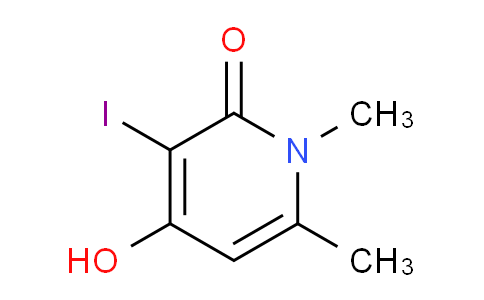 CAS No. 1708401-55-1, 4-Hydroxy-3-iodo-1,6-dimethylpyridin-2(1H)-one