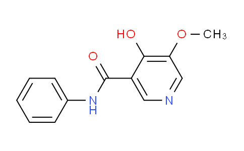 CAS No. 1087659-18-4, 4-Hydroxy-5-methoxy-N-phenylnicotinamide