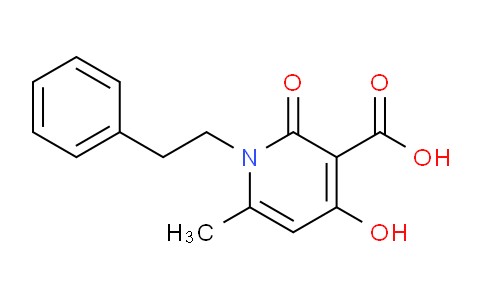 CAS No. 1427020-05-0, 4-Hydroxy-6-methyl-2-oxo-1-phenethyl-1,2-dihydropyridine-3-carboxylic acid
