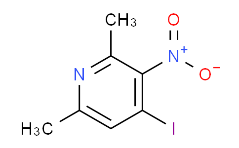 CAS No. 91873-05-1, 4-Iodo-2,6-dimethyl-3-nitropyridine