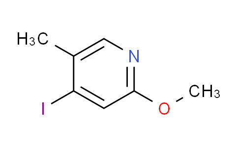 CAS No. 1227602-73-4, 4-Iodo-2-methoxy-5-methylpyridine