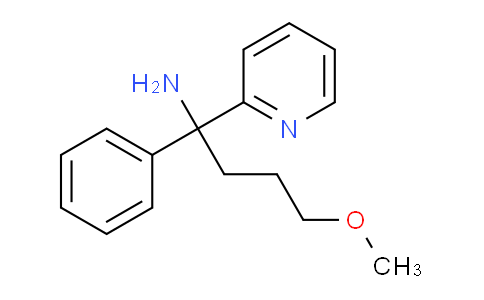 CAS No. 626214-30-0, 4-Methoxy-1-phenyl-1-(pyridin-2-yl)butan-1-amine