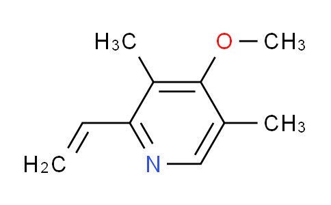 CAS No. 212778-97-7, 4-Methoxy-3,5-dimethyl-2-vinylpyridine