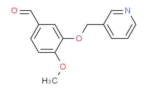 CAS No. 926224-73-9, 4-Methoxy-3-(pyridin-3-ylmethoxy)benzaldehyde