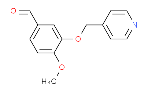 CAS No. 926187-26-0, 4-Methoxy-3-(pyridin-4-ylmethoxy)benzaldehyde