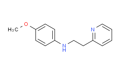 CAS No. 55496-58-7, 4-Methoxy-N-(2-(pyridin-2-yl)ethyl)aniline