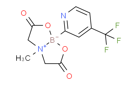 CAS No. 1227700-48-2, 4-Methyl-2,6-dioxo-8-(4-(trifluoromethyl)pyridin-2-yl)hexahydro-[1,3,2]oxazaborolo[2,3-b][1,3,2]oxazaborol-4-ium-8-uide