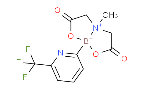 CAS No. 1227700-46-0, 4-Methyl-2,6-dioxo-8-(6-(trifluoromethyl)pyridin-2-yl)hexahydro-[1,3,2]oxazaborolo[2,3-b][1,3,2]oxazaborol-4-ium-8-uide