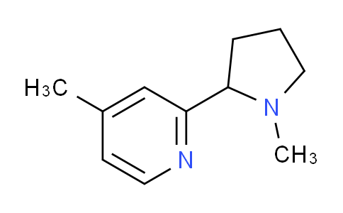 CAS No. 1352499-39-8, 4-Methyl-2-(1-methylpyrrolidin-2-yl)pyridine