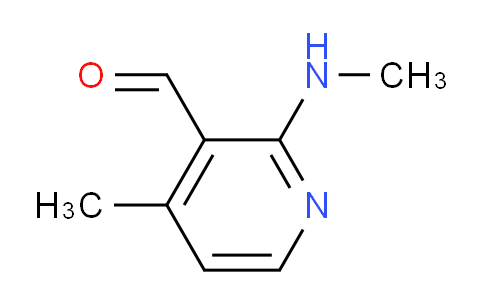 CAS No. 1289140-09-5, 4-Methyl-2-(methylamino)nicotinaldehyde