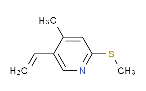 CAS No. 1355204-13-5, 4-Methyl-2-(methylthio)-5-vinylpyridine