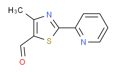 CAS No. 1083224-02-5, 4-Methyl-2-(pyridin-2-yl)thiazole-5-carbaldehyde