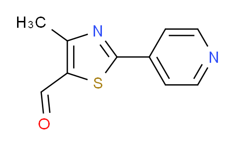 CAS No. 892502-19-1, 4-Methyl-2-(pyridin-4-yl)thiazole-5-carbaldehyde