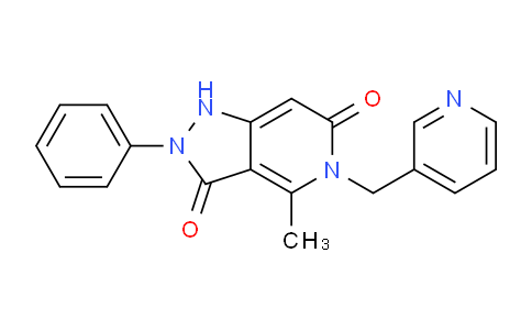 CAS No. 847572-55-8, 4-Methyl-2-phenyl-5-(pyridin-3-ylmethyl)-1H-pyrazolo[4,3-c]pyridine-3,6(2H,5H)-dione