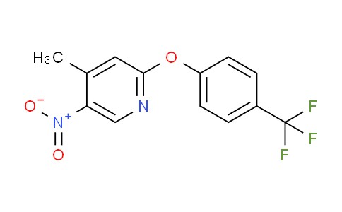 CAS No. 1956366-33-8, 4-Methyl-5-nitro-2-(4-(trifluoromethyl)phenoxy)pyridine