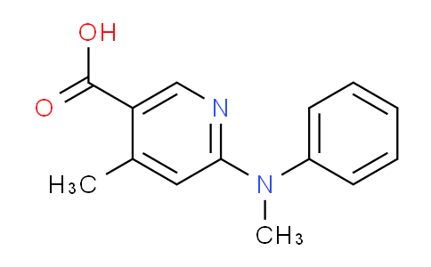 CAS No. 1355175-41-5, 4-Methyl-6-(methyl(phenyl)amino)nicotinic acid