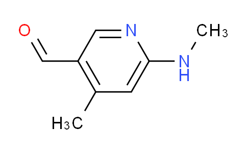 CAS No. 1289161-34-7, 4-Methyl-6-(methylamino)nicotinaldehyde