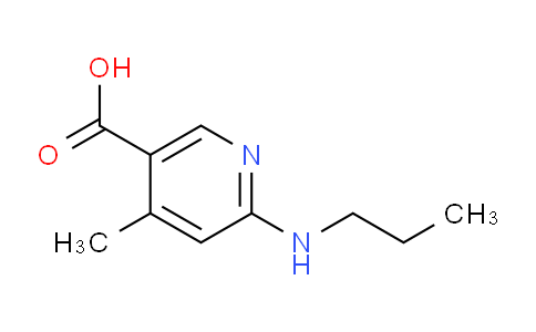 CAS No. 1355192-82-3, 4-Methyl-6-(propylamino)nicotinic acid