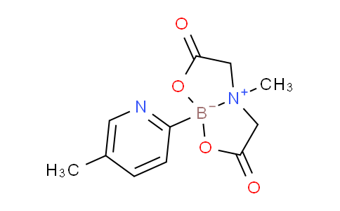 CAS No. 1227700-43-7, 4-Methyl-8-(5-methylpyridin-2-yl)-2,6-dioxohexahydro-[1,3,2]oxazaborolo[2,3-b][1,3,2]oxazaborol-4-ium-8-uide