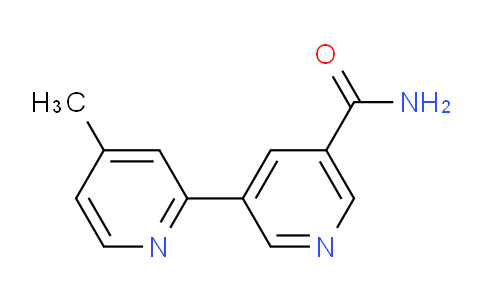 CAS No. 1346686-67-6, 4-Methyl-[2,3'-bipyridine]-5'-carboxamide
