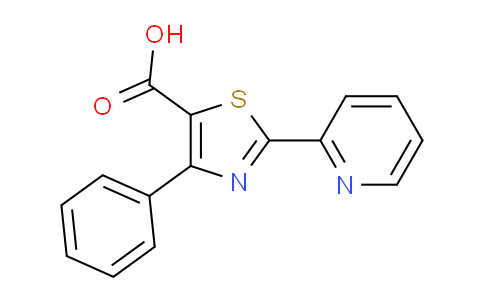 CAS No. 1301738-68-0, 4-Phenyl-2-(pyridin-2-yl)thiazole-5-carboxylic acid