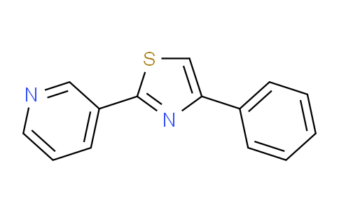 CAS No. 70031-86-6, 4-Phenyl-2-(pyridin-3-yl)thiazole