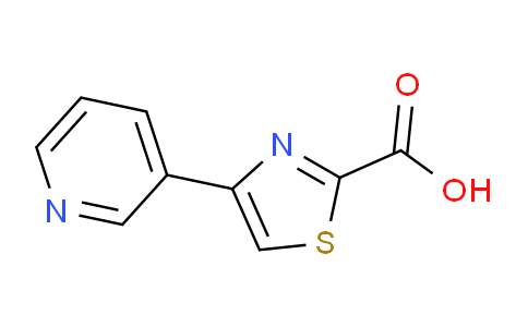 CAS No. 59020-46-1, 4-Pyridin-3-yl-1,3-thiazole-2-carboxylic acid