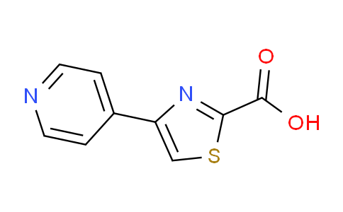 CAS No. 59020-47-2, 4-Pyridin-4-yl-1,3-thiazole-2-carboxylic acid
