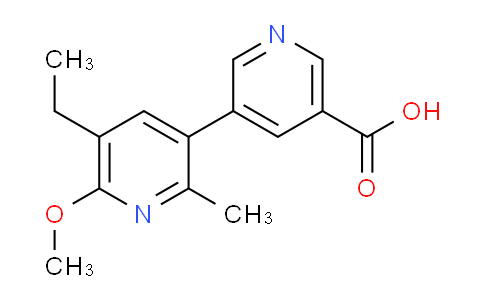 CAS No. 867006-41-5, 5'-Ethyl-6'-methoxy-2'-methyl-[3,3'-bipyridine]-5-carboxylic acid