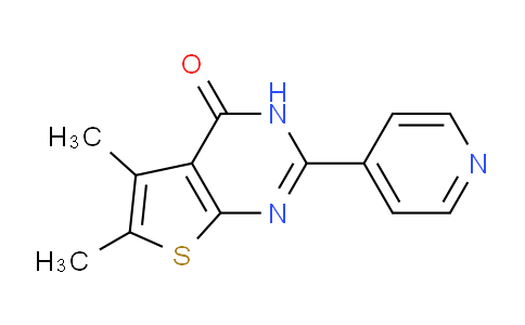 CAS No. 357620-07-6, 5,6-Dimethyl-2-(pyridin-4-yl)thieno[2,3-d]pyrimidin-4(3H)-one